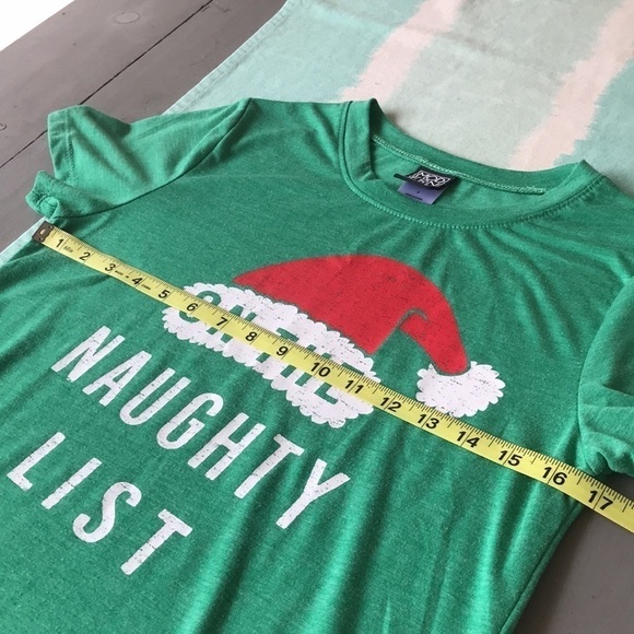 Modern Lux On The Naughty List Short Sleeve Graphic T-shirt - Picture 7 of 8